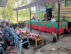 Gelar Sosialisasi Hukum, Kades Kepala Pasar Berharap Masyarakat Lebih Melek Hukum