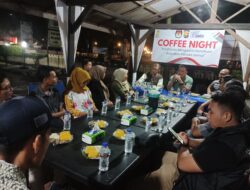 Kawal Demokrasi Wujudkan Pilkada Damai, SMSI Berkolaborasi Bersama Polres Kaur Coffee Night Bersama KPU dan Bawaslu