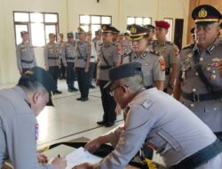 Sertijab : AKP Ahmad Khairuman Kabag Ops Polres Kaur, Kompol Sultoni Wakapolres Kepahiang