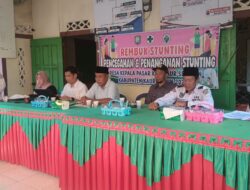 Desa Kepala Pasar Gelar Rembuk Stunting